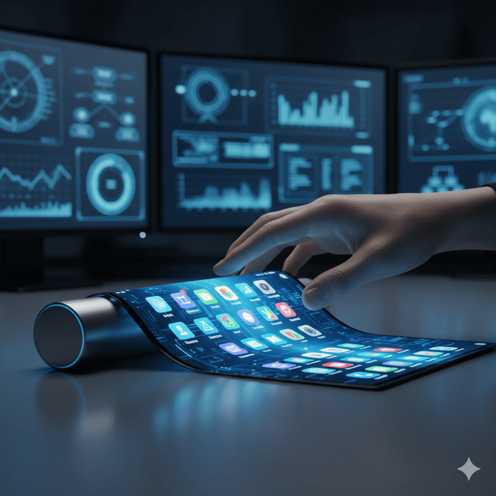 রোলযোগ্য স্মার্টফোন নিয়ে আসছে নতুন প্রজন্মের ফ্লেক্সিবল ডিসপ্লে